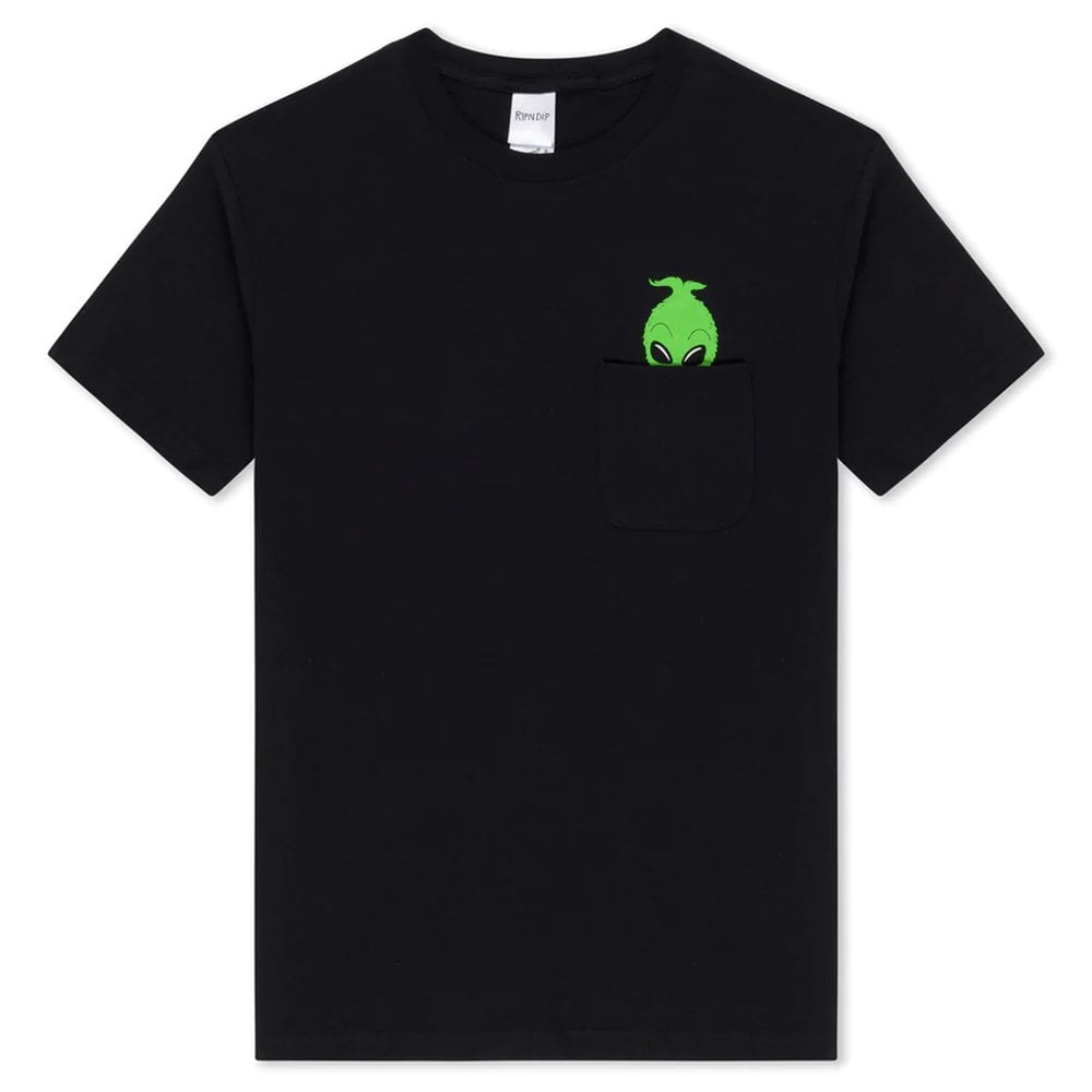 Bah Humbug Pocket Tee - Black