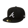 Atlanta Braves 59FIFTY Cap - Black/White