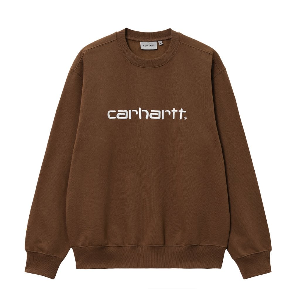 Carhartt Sweatshirt - Tamarind/Wht