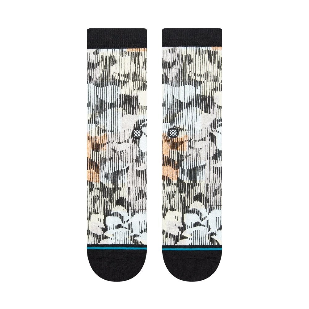 Vine Crew Socks - Washed Black