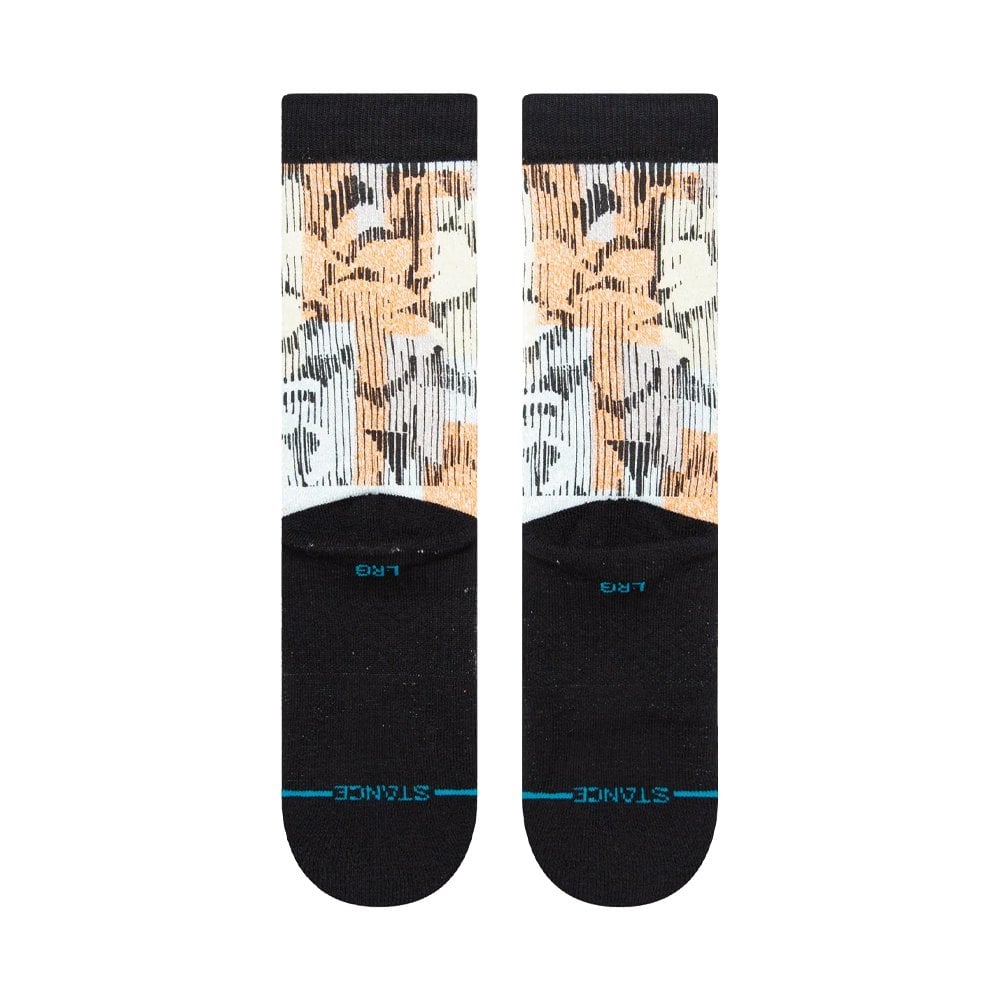 Vine Crew Socks - Washed Black