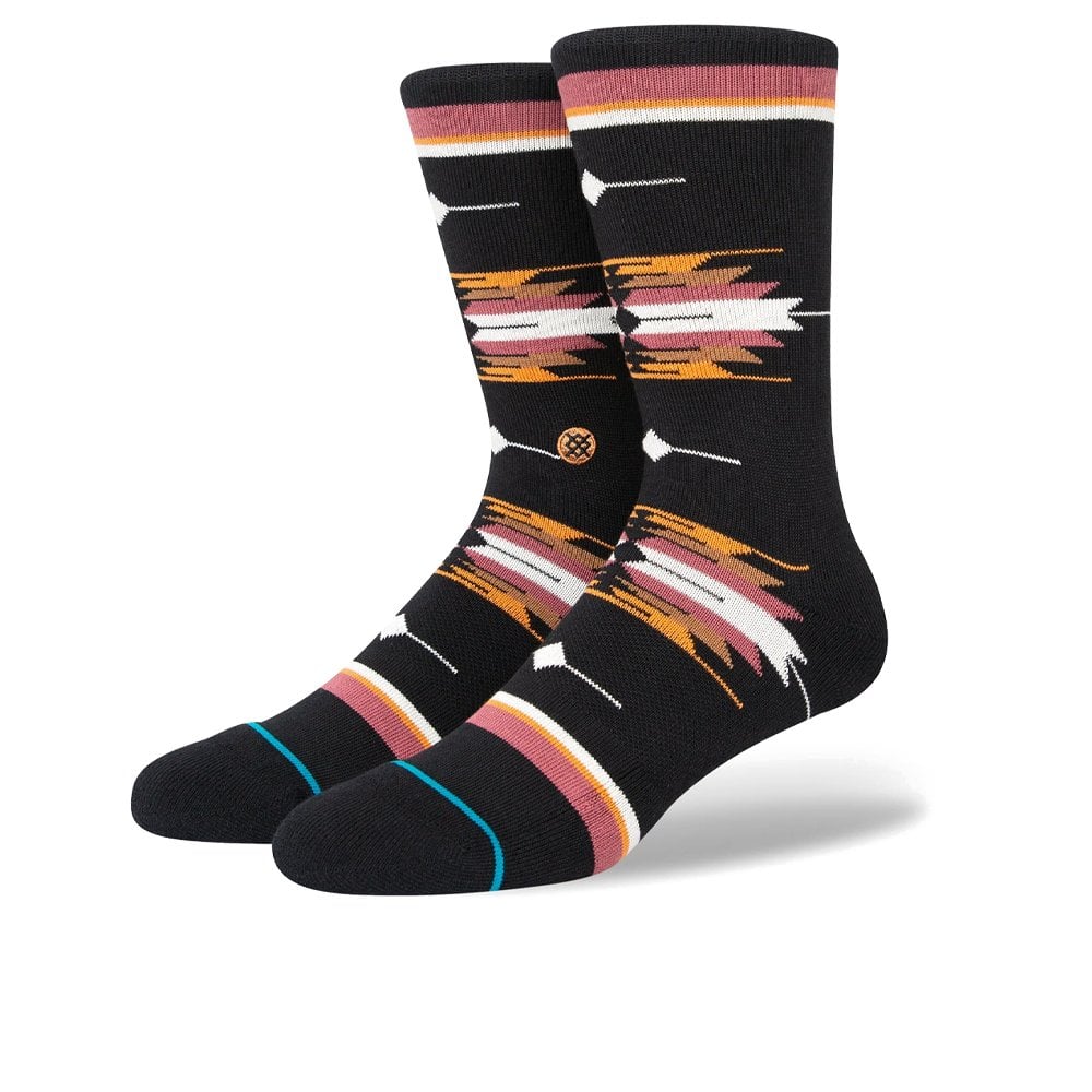 Cloaked Crew Socks - Washed Black