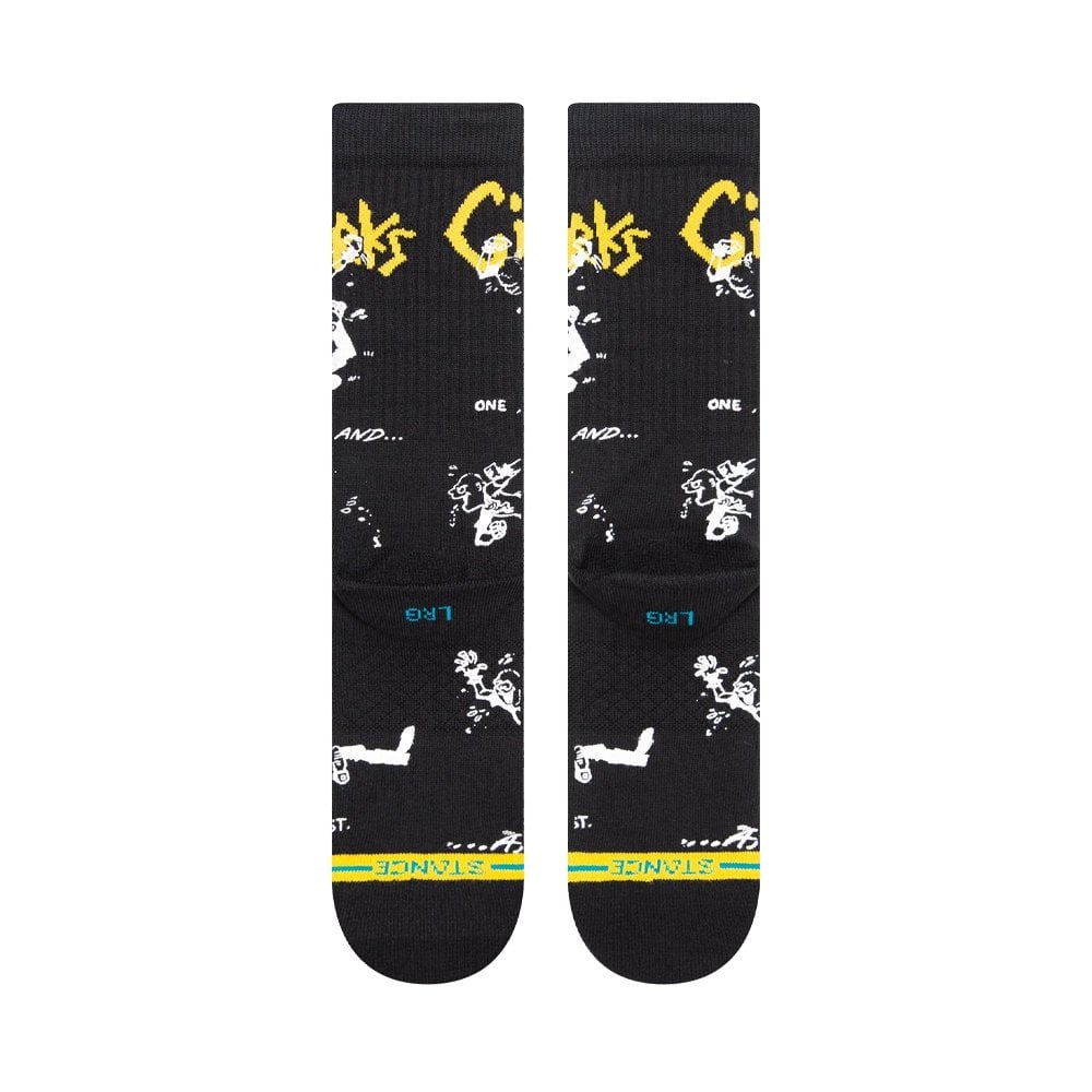Circle Jerks Crew Socks - Yellow