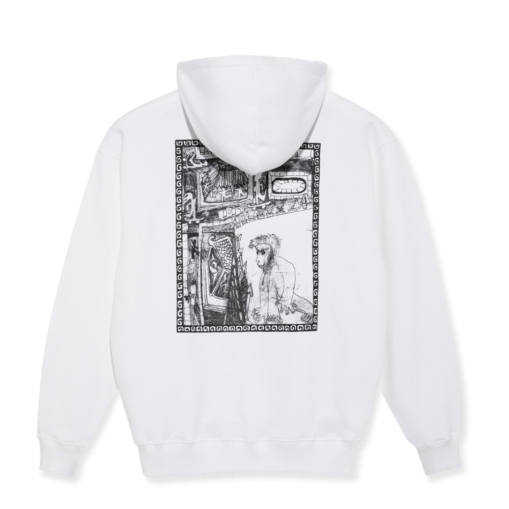 Gorilla King Hoodie - White