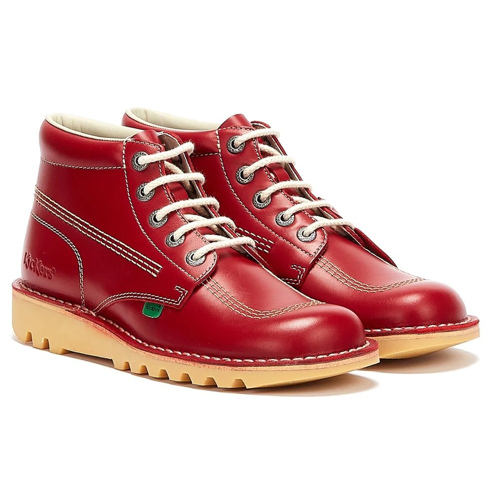 Kick Hi - Red/Natural