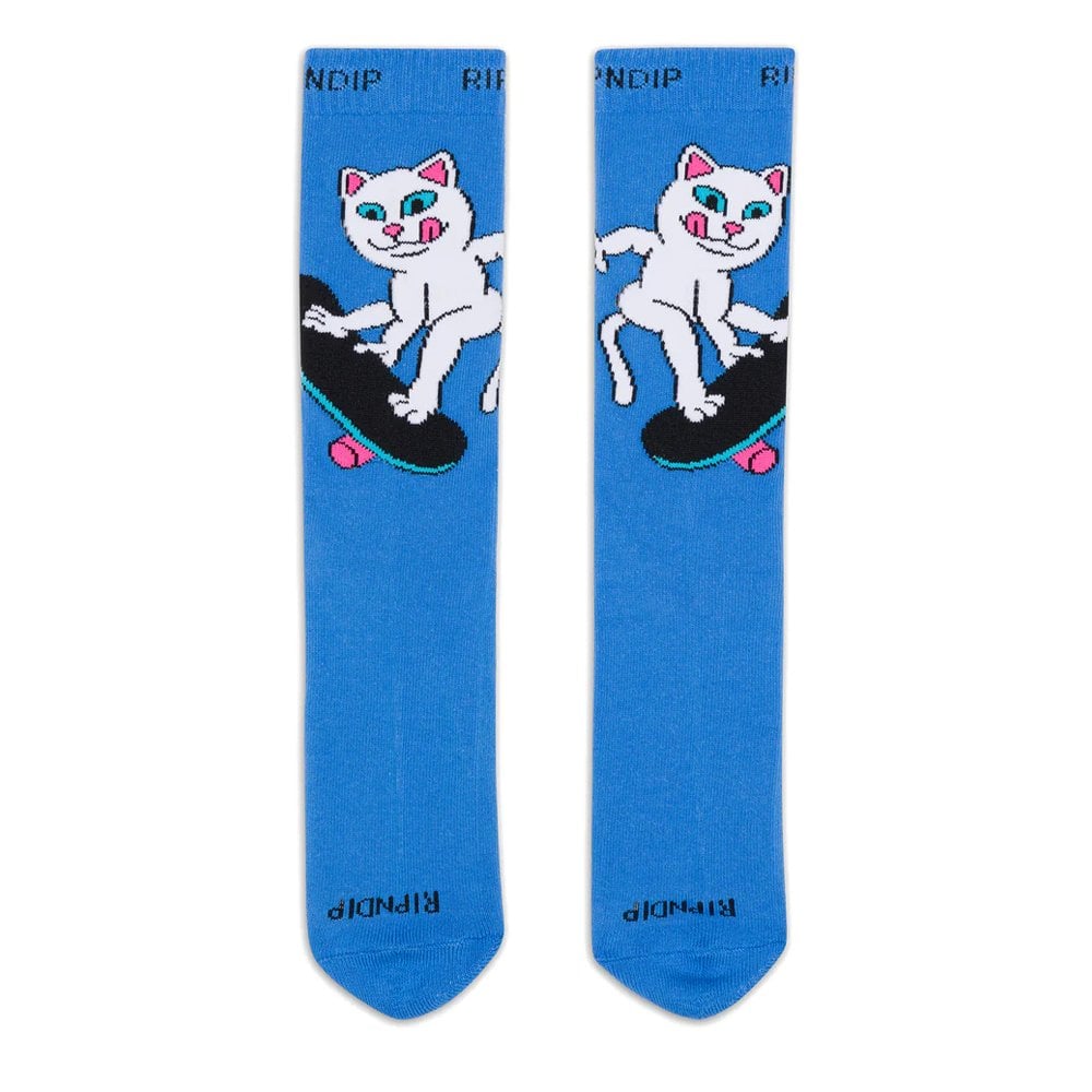 Skater Nerm Socks - Slate Blue