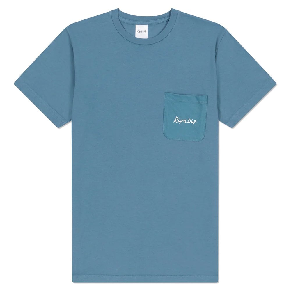 Nermal Lisa Pocket T-Shirt - Slate