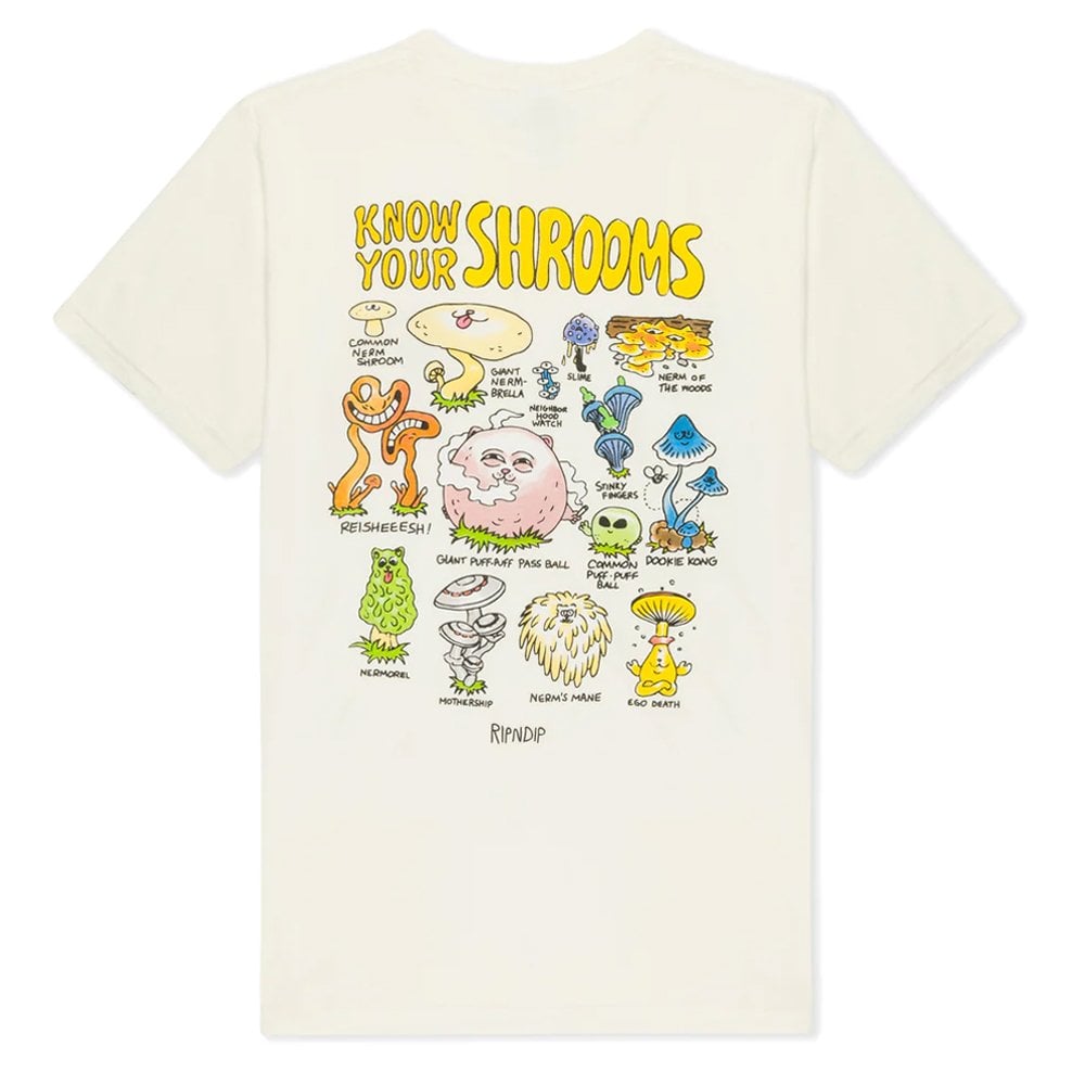 Know Ur Shrooms T-Shirt - Natural