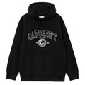 Coin Hoodie - Black/White
