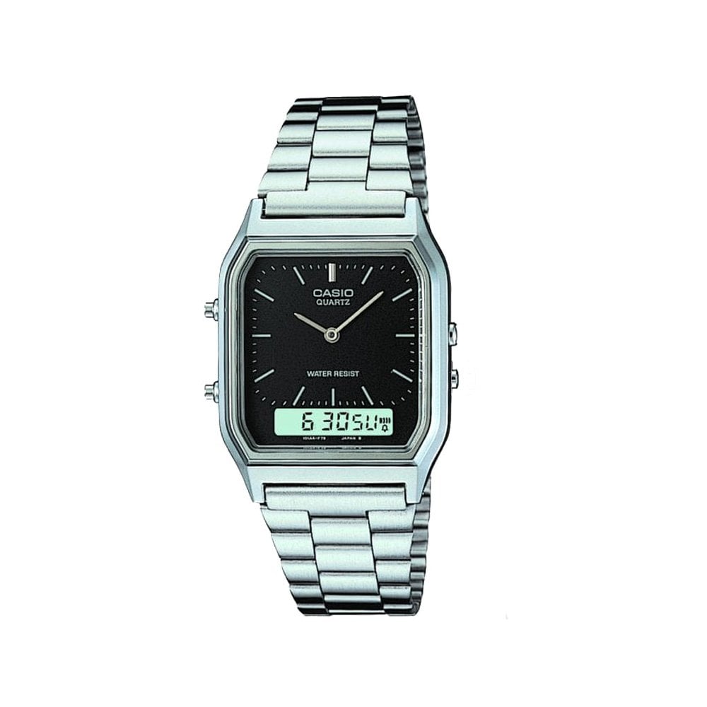 AQ-230A-1DMQYES - Silver/Black