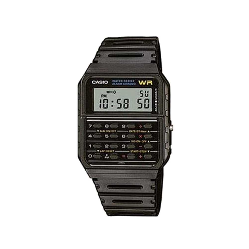 CA-53W-1ER Calculator Watch - Black - Black