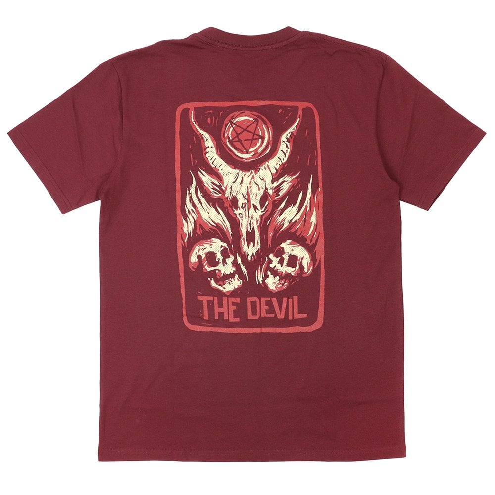 The Devil T-Shirt - Burgundy