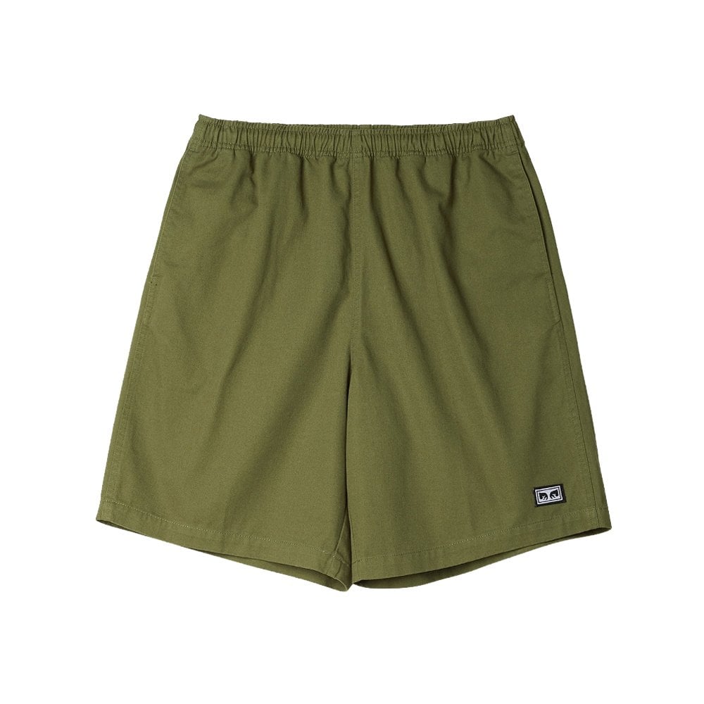 Easy Relaxed Twill Short - Field Green