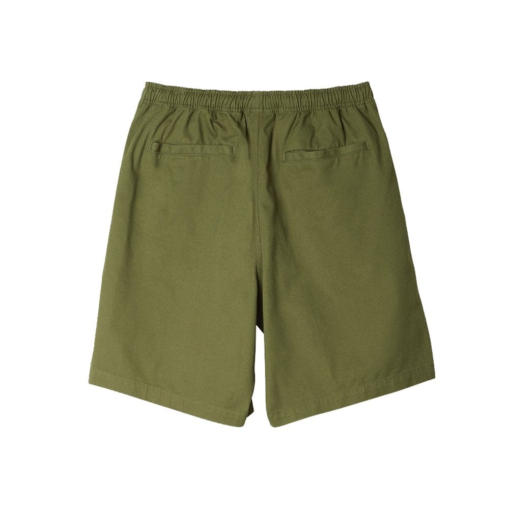 Easy Relaxed Twill Short - Field Green