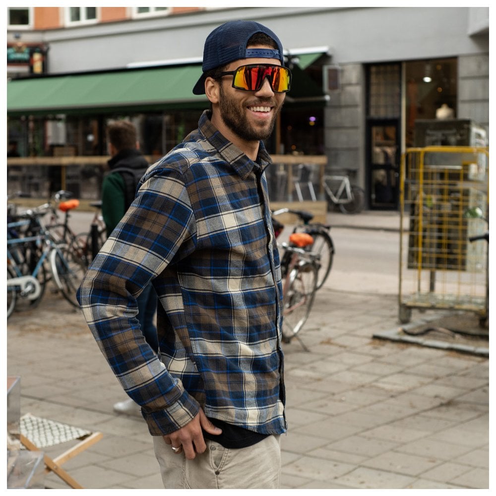 Henrik Sunglasses - Black/Orange