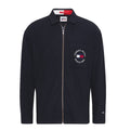 Zip-Thru Overshirt - Black