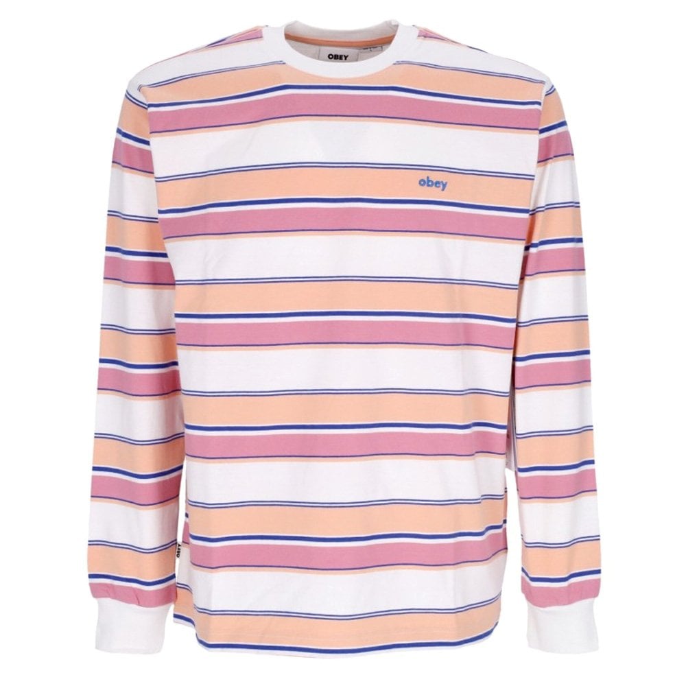 Direct Long Sleeve T-Shirt - White Multi