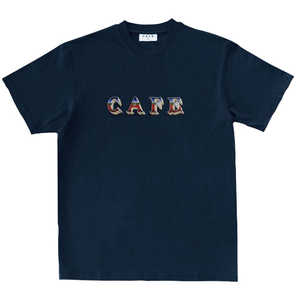 Mr Finbar T-Shirt  - Navy