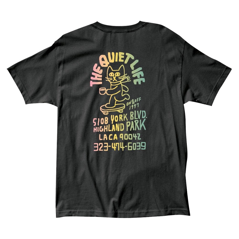 Skating Cat Shop Premium T-Shirt - Black