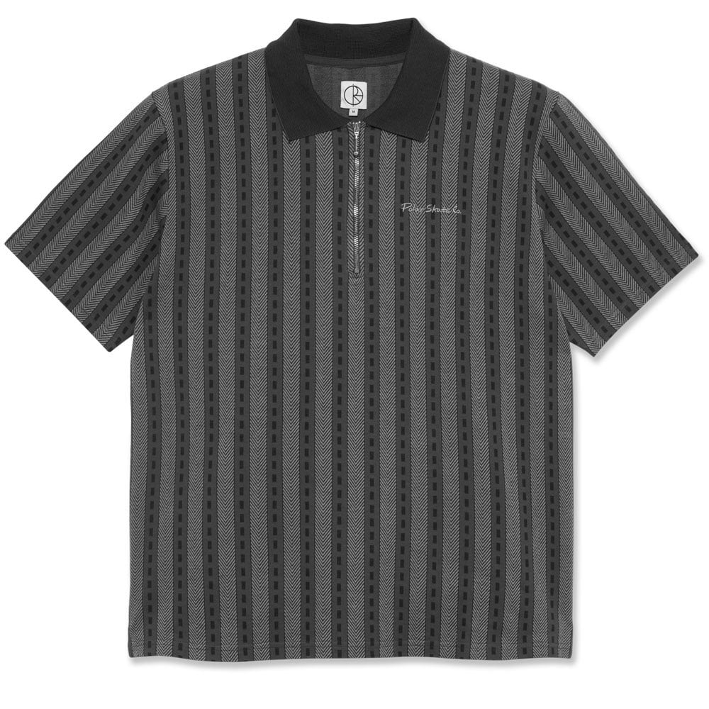Road Zip Polo Shirt - Graphite