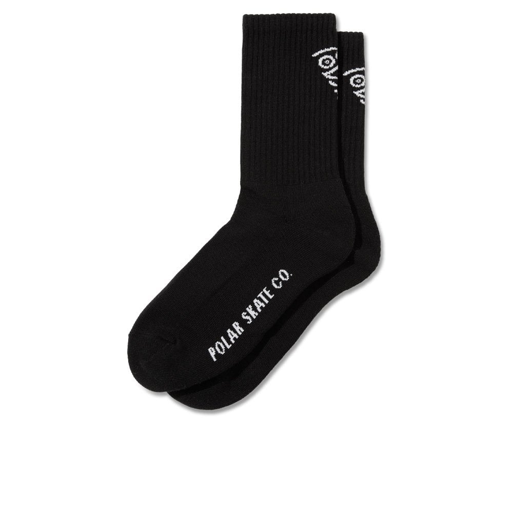 Polar Face Socks - Black