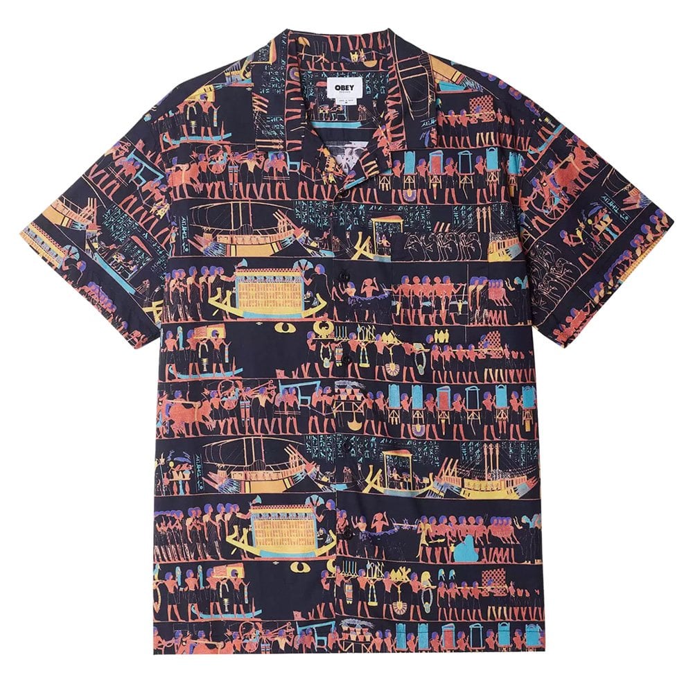 Heiro Woven Shirt - Black/Multi