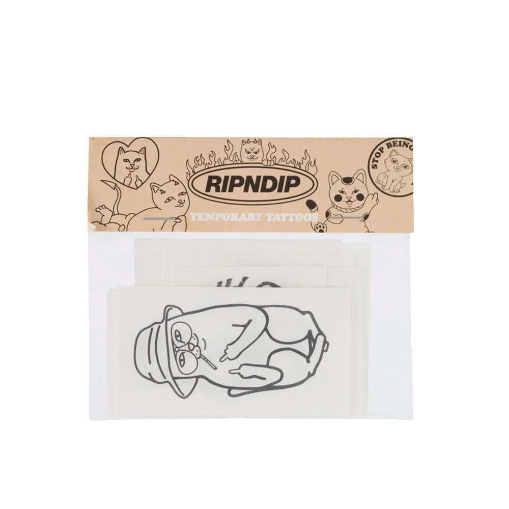 Field of Nerms Temp Tattoo Pack  - Black