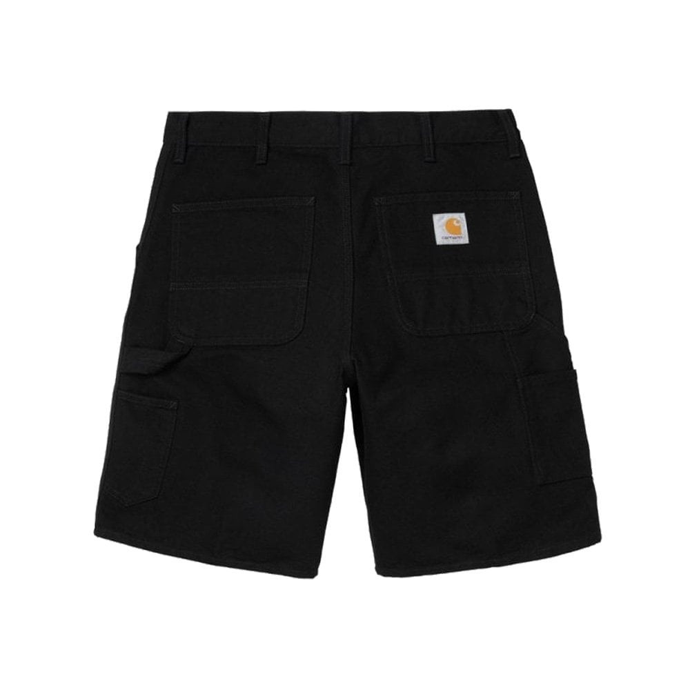 Single Knee Short - Black Rinsed