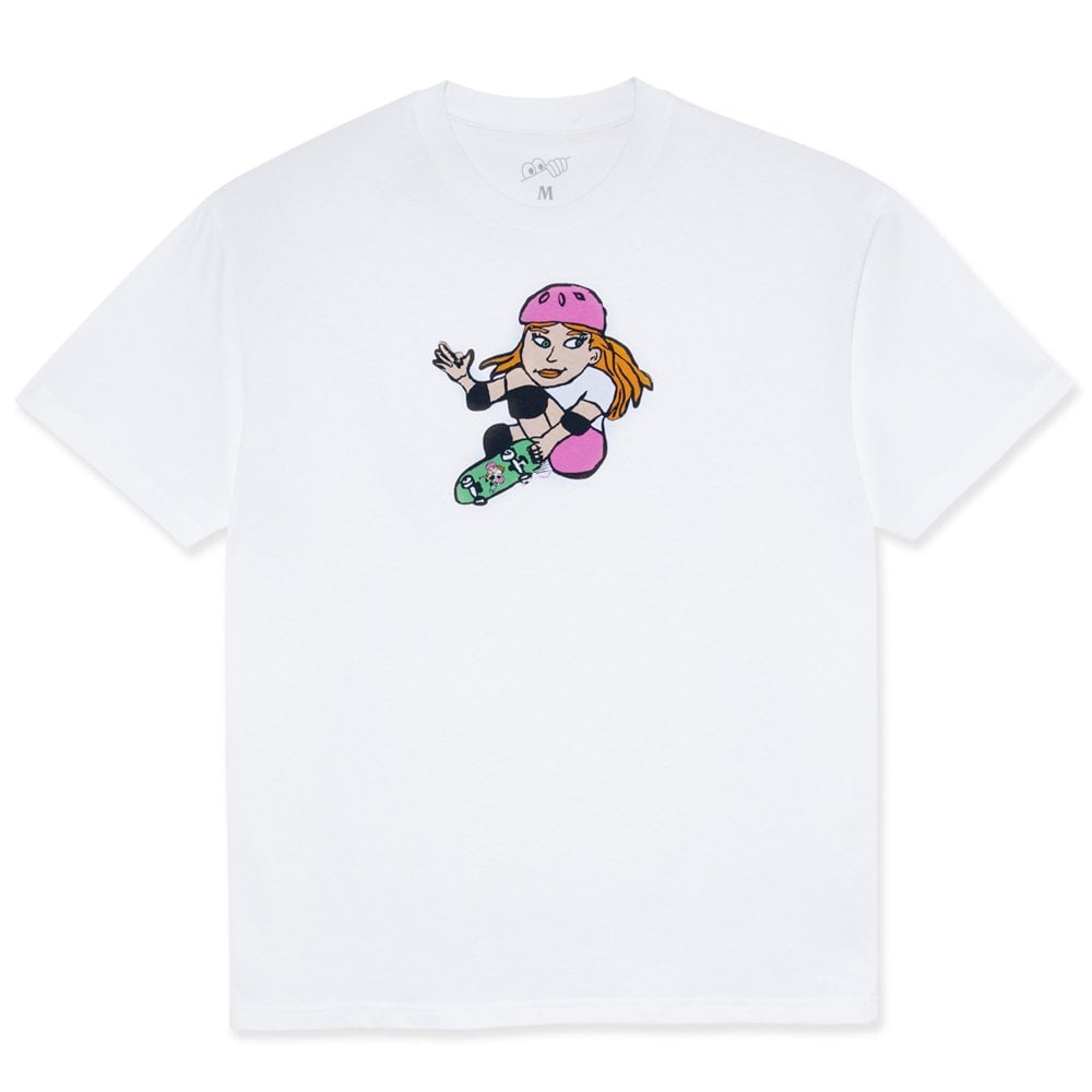 Skater Skate T-Shirt  - White
