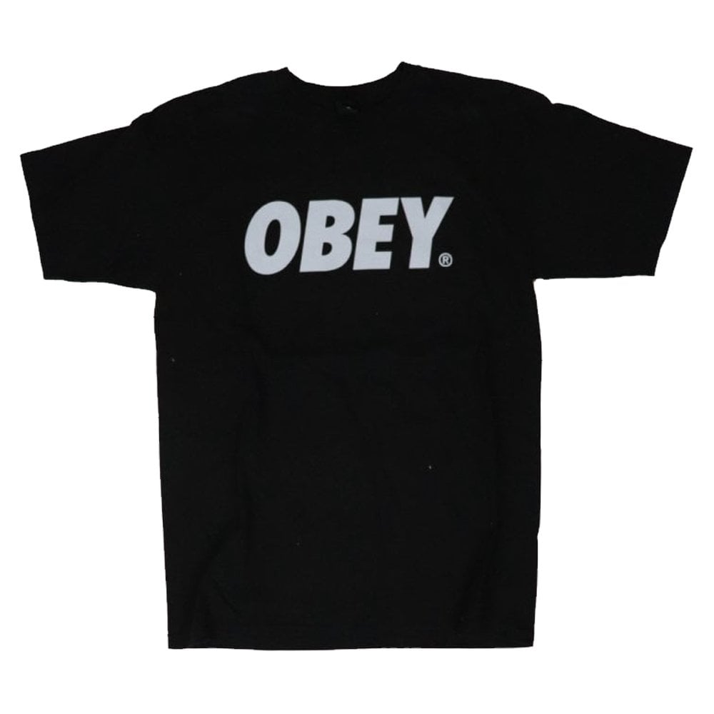 Font T-Shirt - Black/Grey