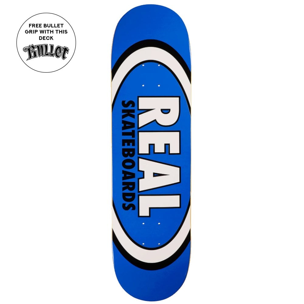 Oval Logo Skateboard Deck - Blue