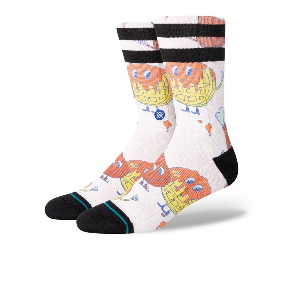 Bock Bock Icon Sock - White