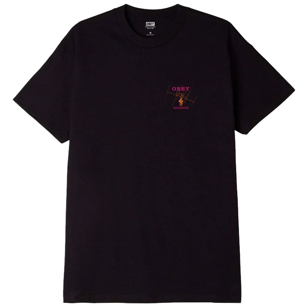 Global Transmission T-Shirt  - Black