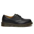 Leather 3 Eye Shoes - Black Smooth