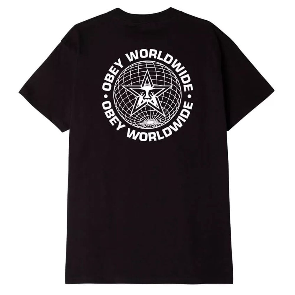 Worldwide Globe T-Shirt - Black
