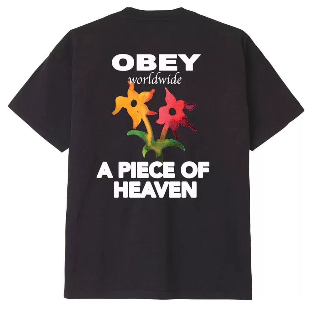 A Piece Of Heaven Heavyweight T-Shirt - Off Black