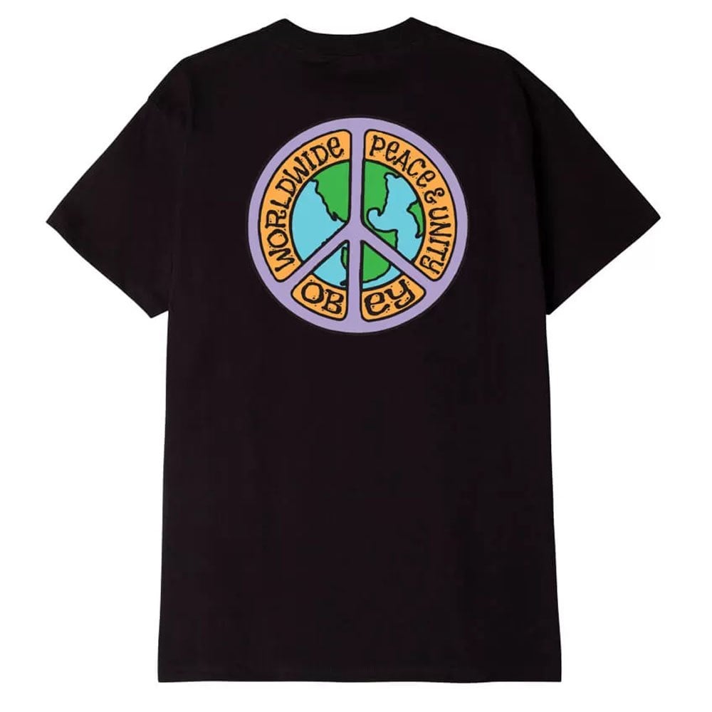 Peace And Unity T-Shirt - Black
