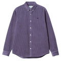 Madison Corduroy Shirt - Gls Purp/Blk
