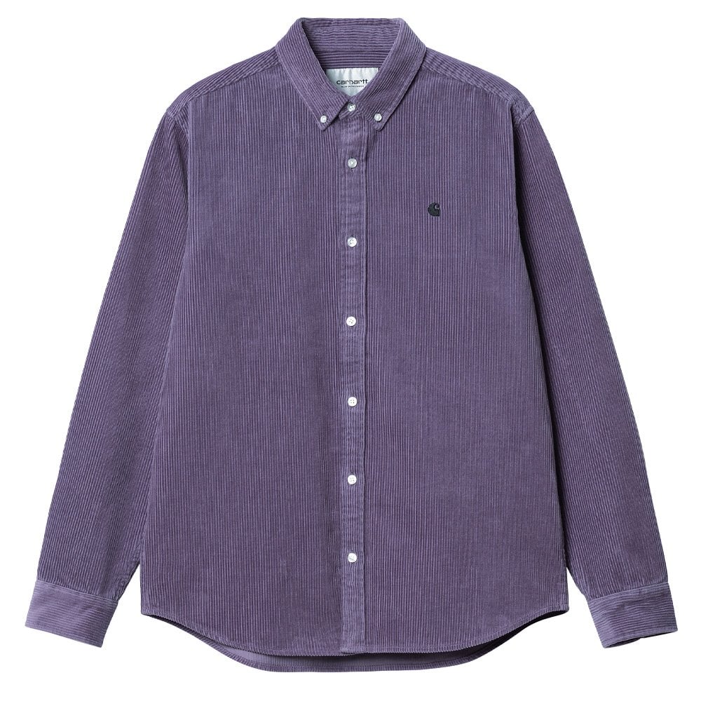Madison Corduroy Shirt - Gls Purp/Blk
