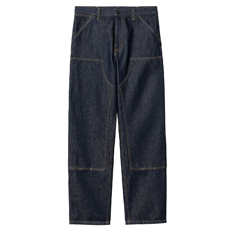 Double Knee Pant - Blue Rinsed