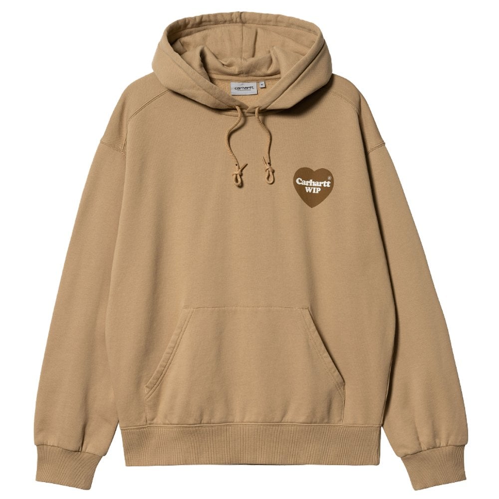 Heart Hoodie - Dusty H Brwn