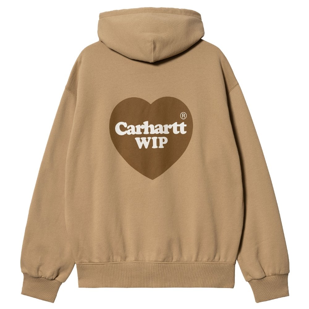 Heart Hoodie - Dusty H Brwn