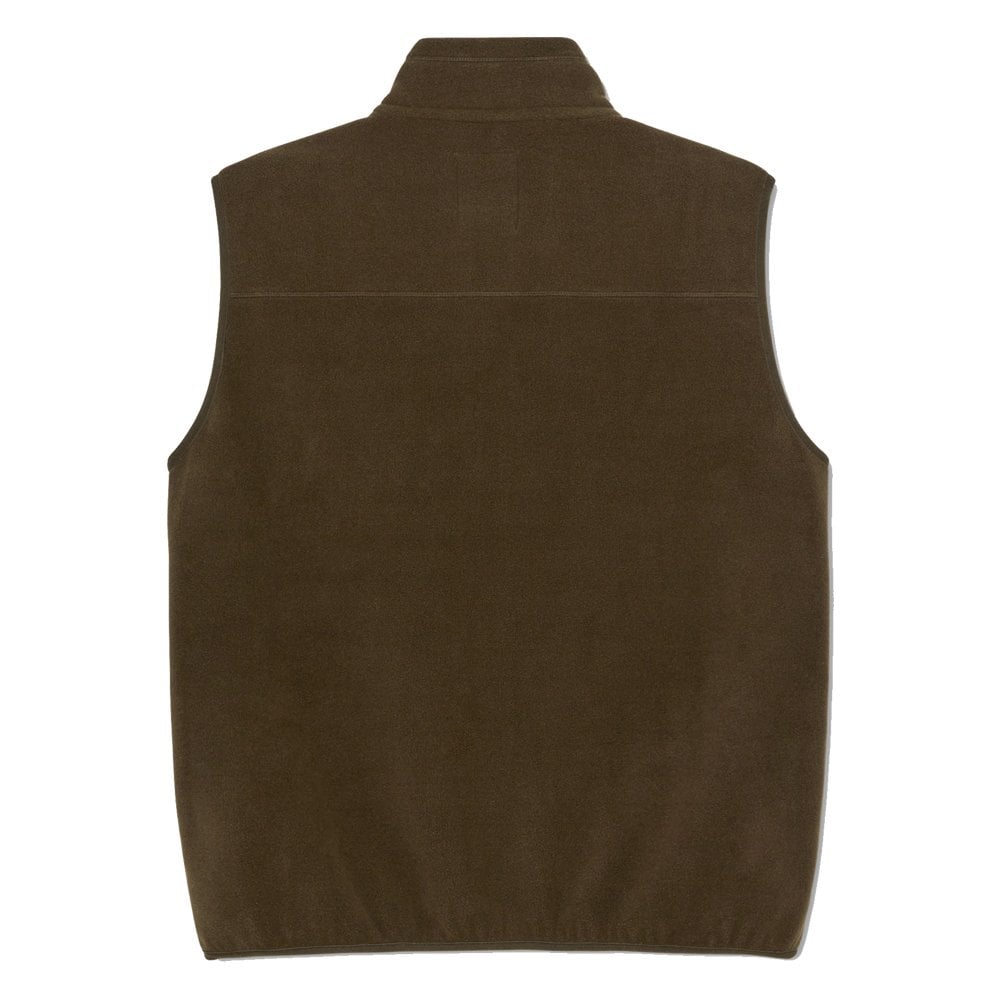 Basic Fleece Vest - Brown