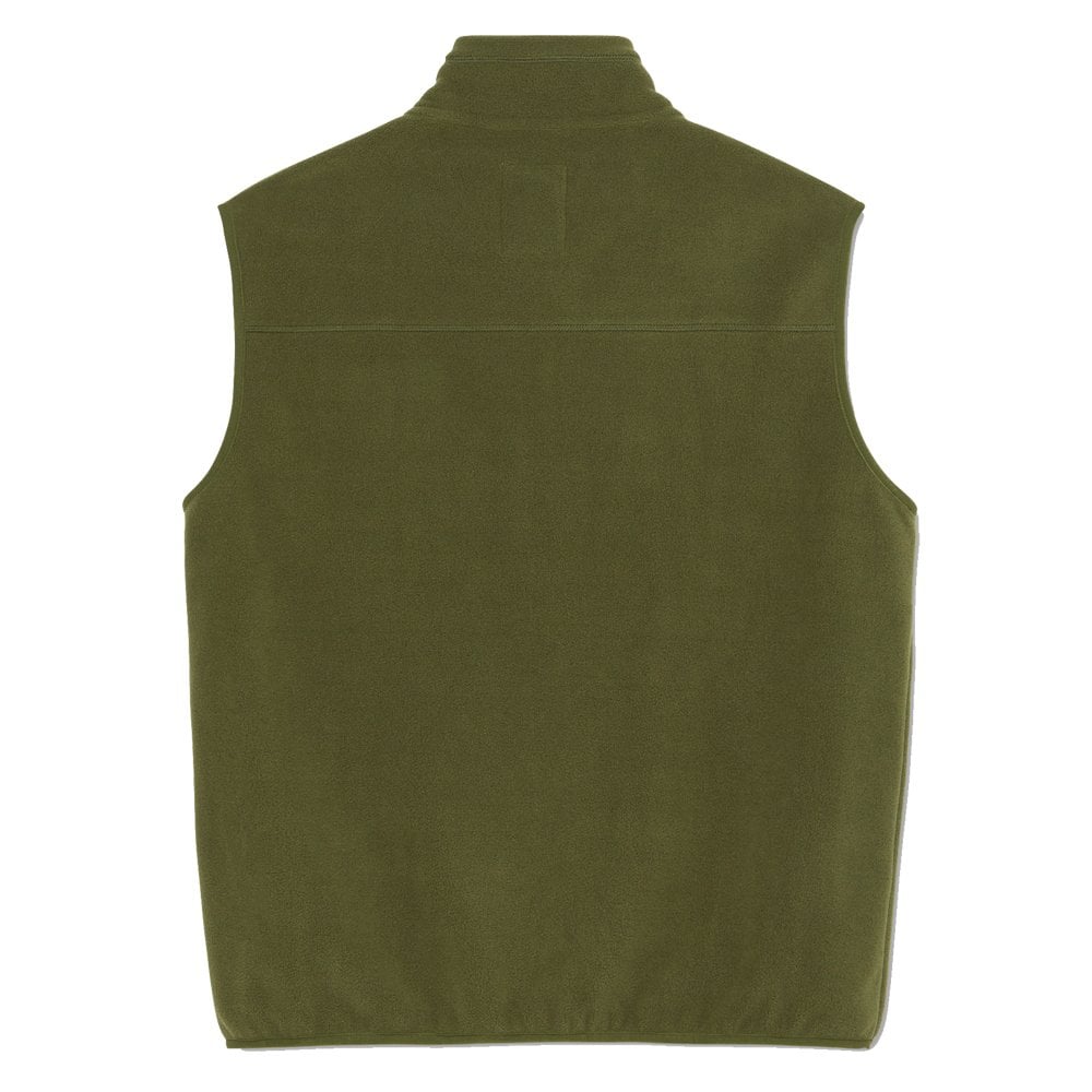 Basic Fleece Vest - Army Green