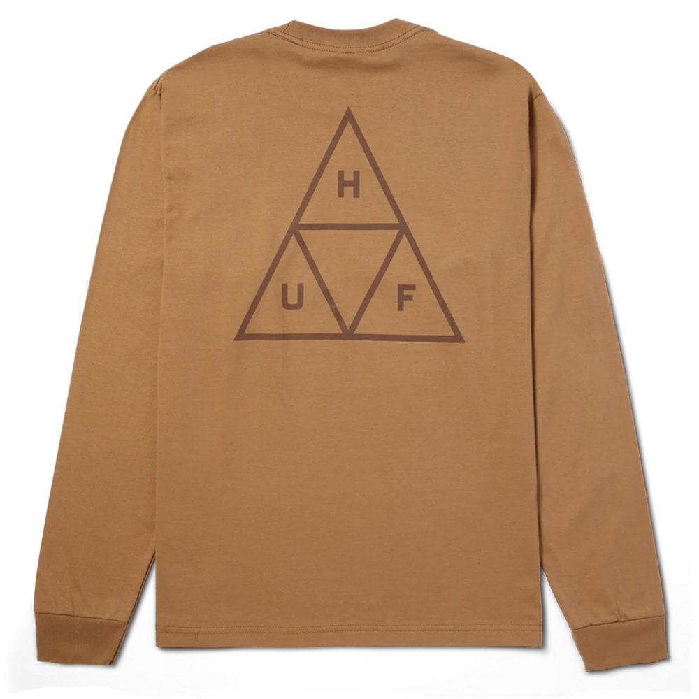 Set Triple Triangle Long Sleeve T-Shirt - Camel