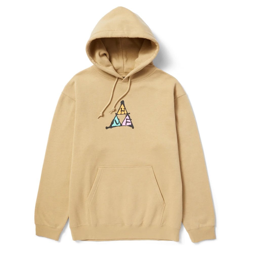 No-Fi Triple Triangle Pullover Hoodie - Oatmeal