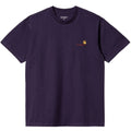 American Script Organic T-Shirt - Cassis