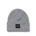 Essential Box Logo Beanie - Grey Heather