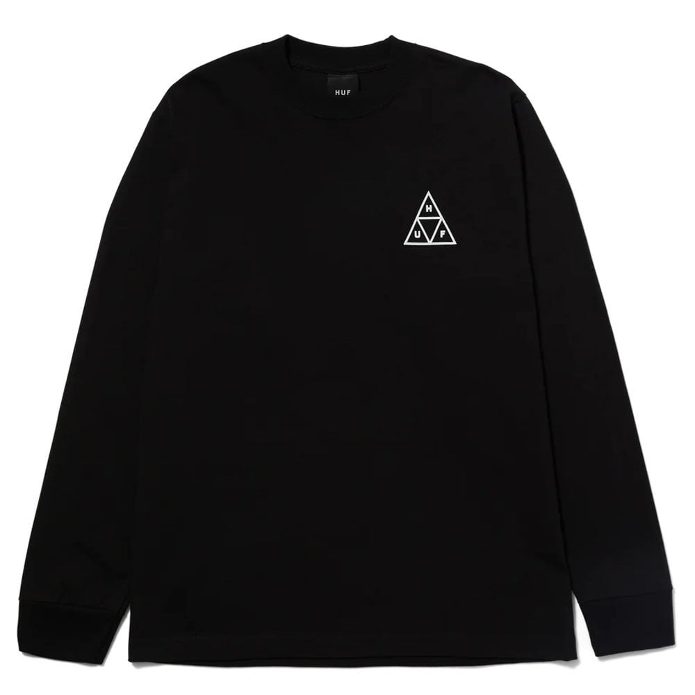 Set Triple Triangle Long Sleeve T-Shirt - Black