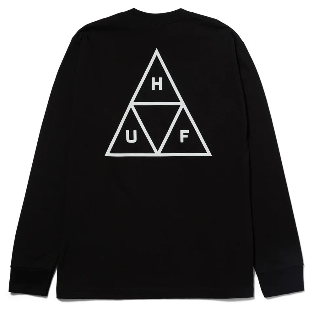Set Triple Triangle Long Sleeve T-Shirt - Black